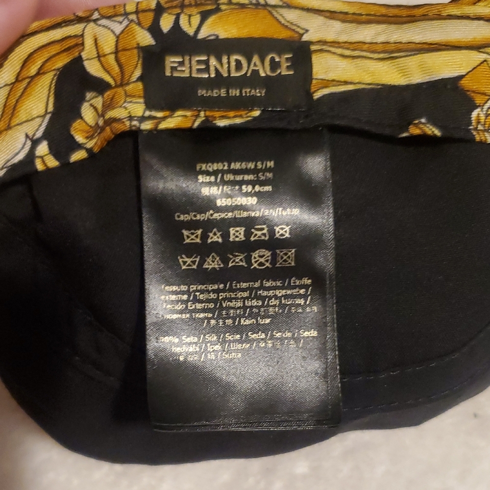 FENDACE Fendi x Versace Silk Cap Hat - Picture 7 of 17